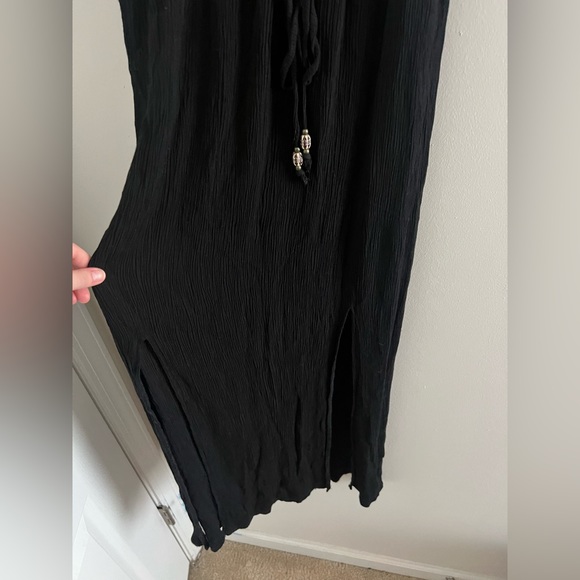 Xhilaration Black Boho Maxi Dress/Cover Up Sz S - Picture 4 of 4